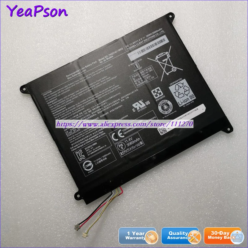 Yeapson 11 4 V 36Wh натуральная PA5214U 1BRS батарея для ноутбука Toshiba Portege Z20T B C WT20
