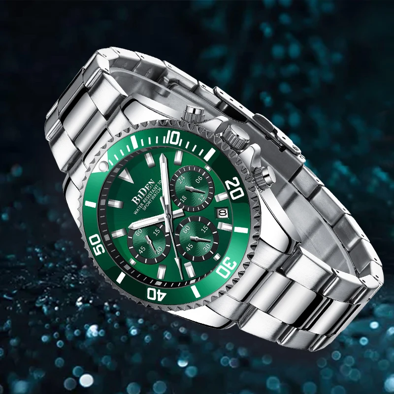 Бизнес мужской роскошный бренд часов нержавеющая сталь Rolexable наручные часы хронограф армейские военные кварцевые часы Relogio Masculino
