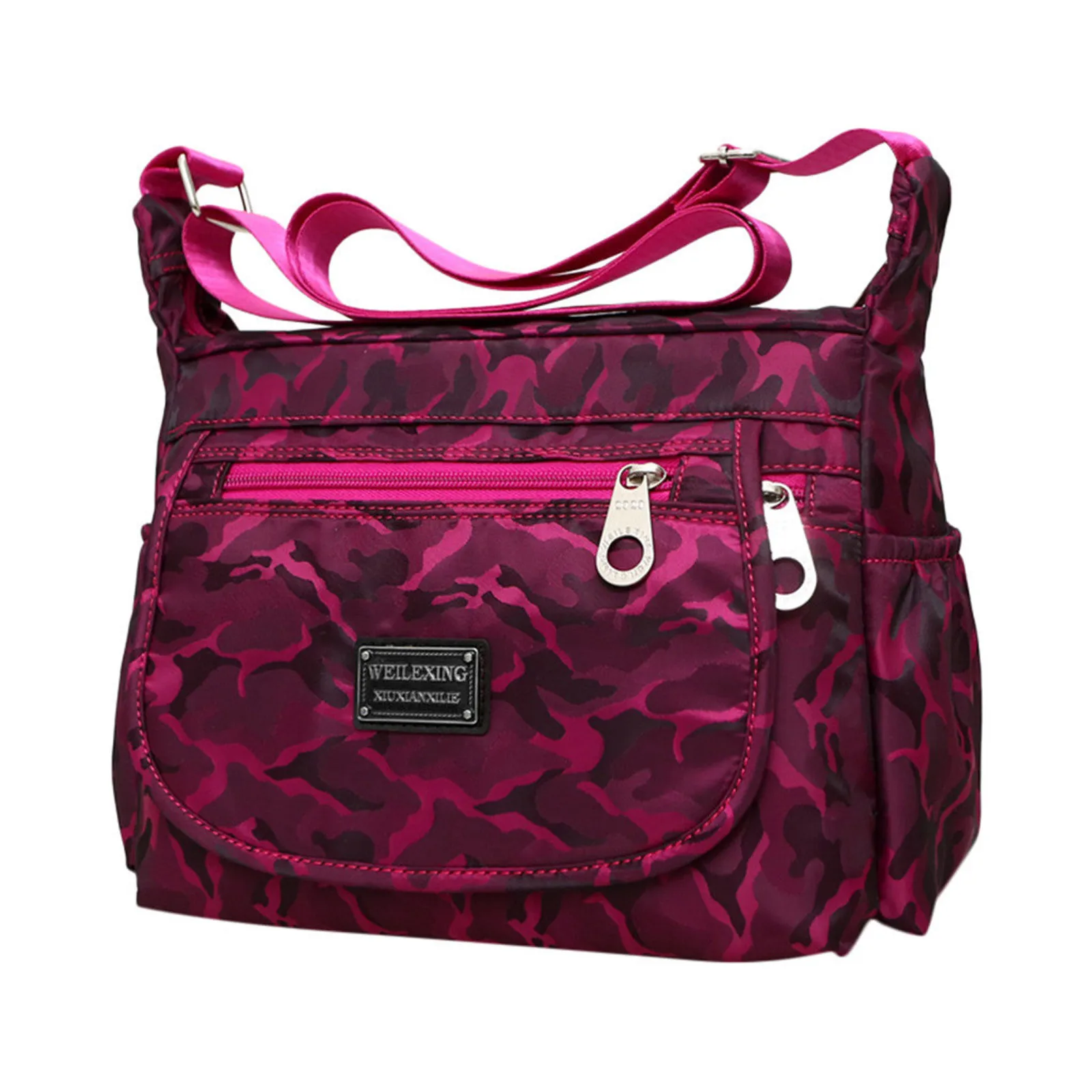 

Women Fashion Nylon Messenger Single Shoulder Crossbody Bag Waterproof Bags 2021 New Hot Multifunctional Bags Purse Wallet