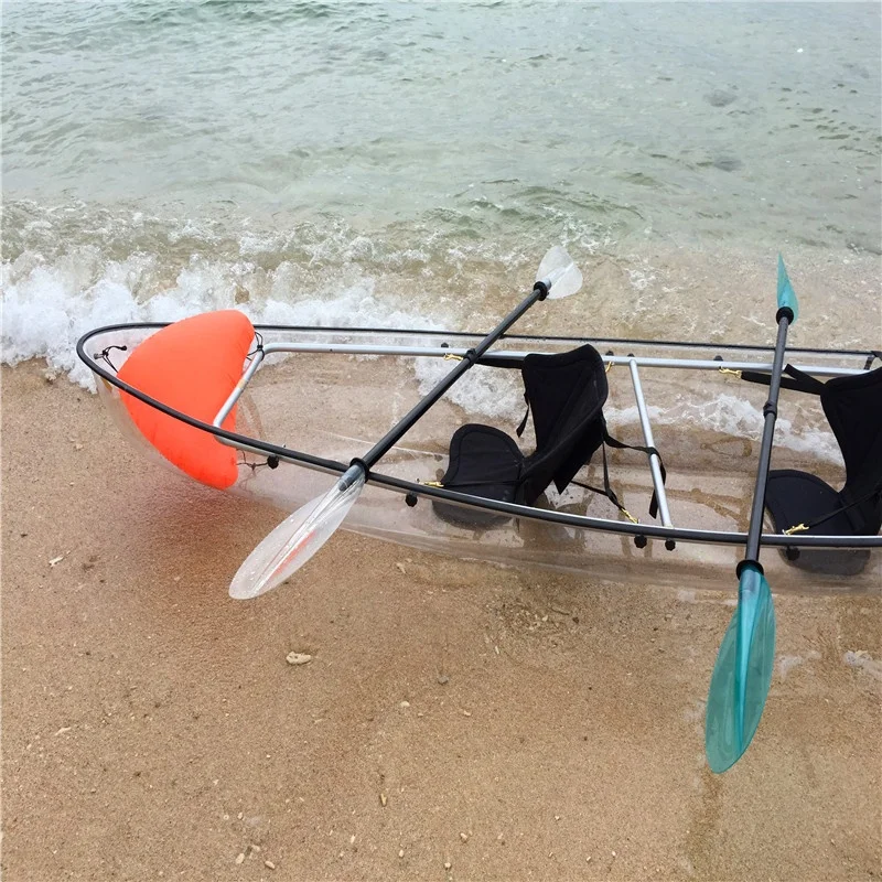 

PC clear kayak glass bottom canoe