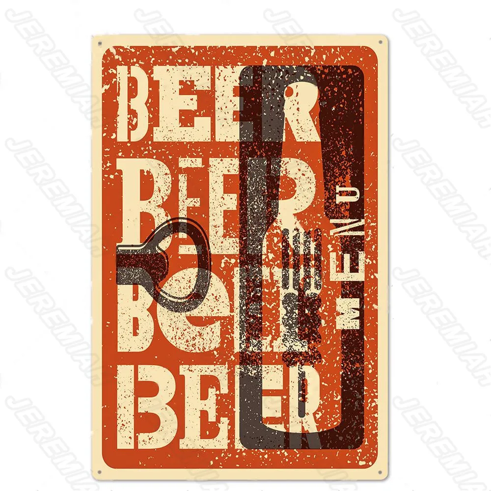

Drink Beer Tin Sign Vintage Metal Poster Decoration Bar Metal Plate Wine Plaque Wall Sticker Iron Painting