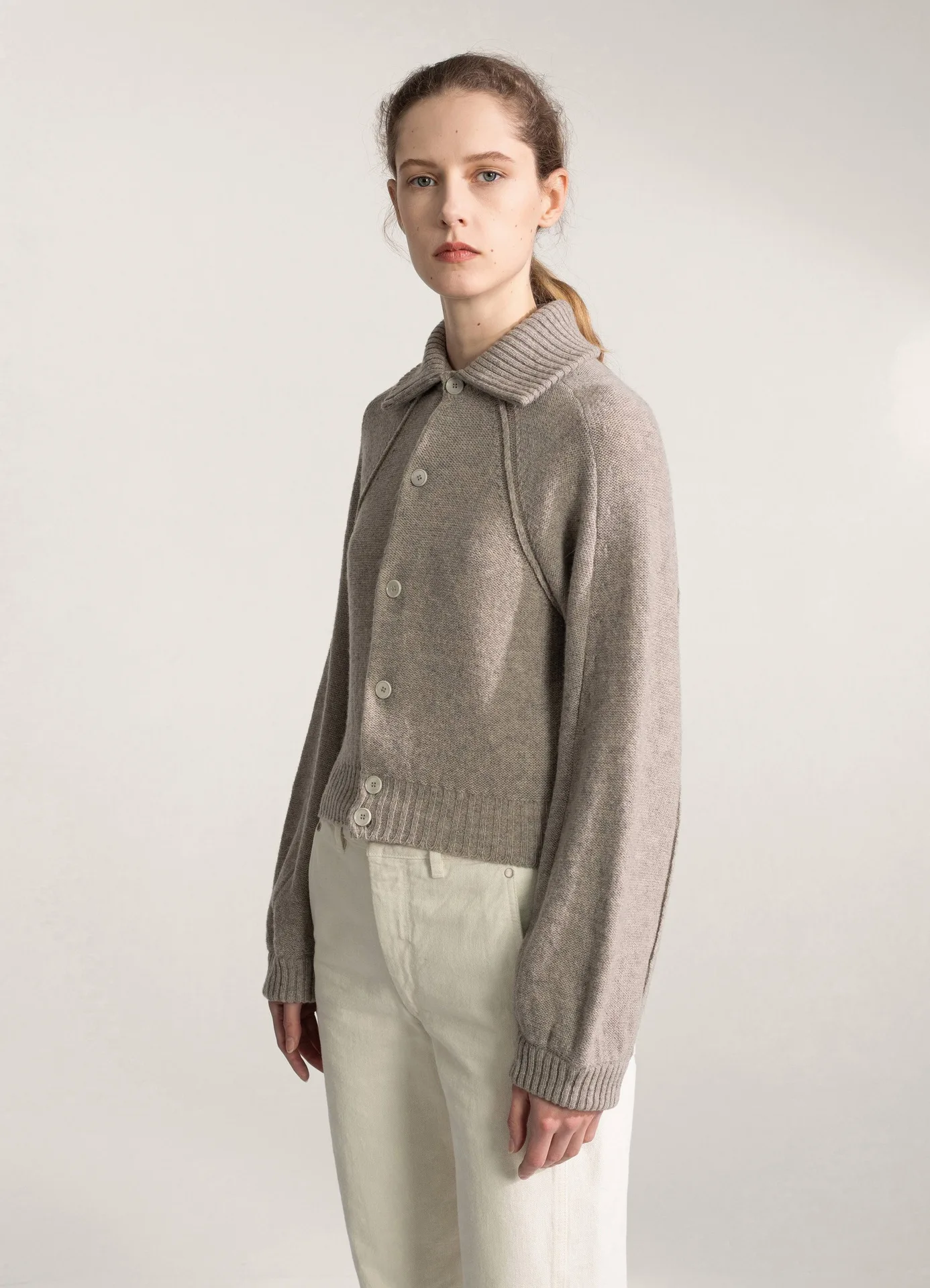 

DEAT 2021 New Spring And Summer Fashion Casual Long Sleeve Solid Color Slim Open Stitch Button Sweater For Women SH487