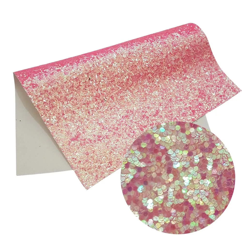 pink Искусственная кожа, листы, плотная блестящая ткань, 2 размера, блестящее золото, А4, синтетическая искусственная шерсть, бант, ткань, сделай сам, ручная работа, аксессуары, ткань - Цвет: pink