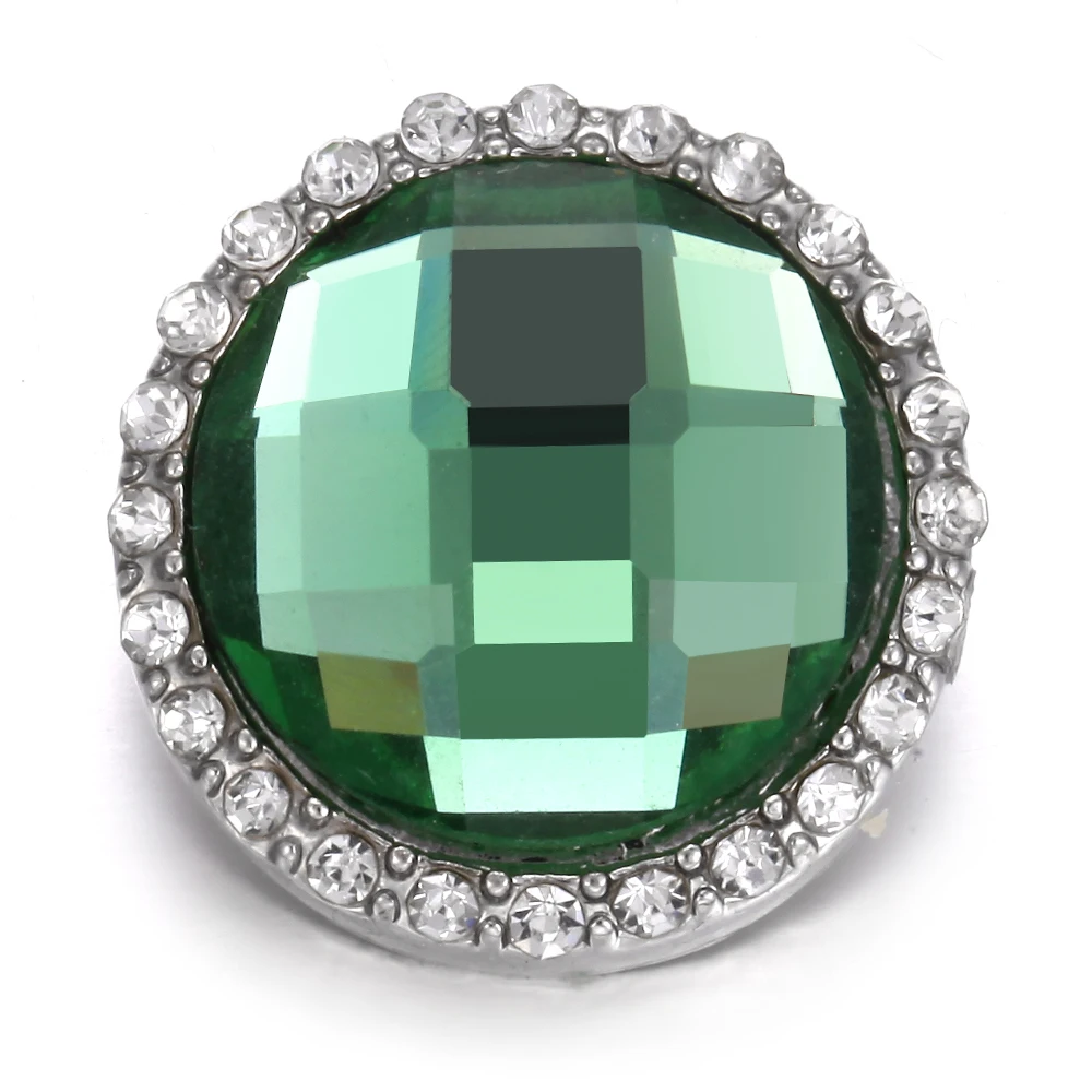 6 шт./лот новые кнопки-застежки ювелирные изделия много зеленых цветов со