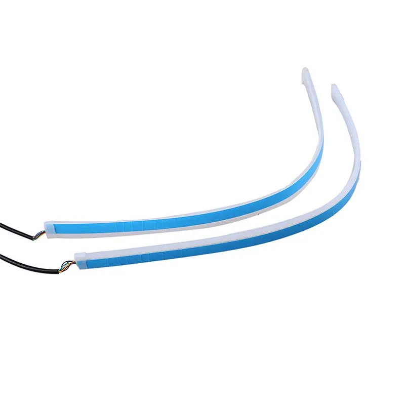 

30cm Switchback Car Flexible LED Strip Light DRL Flowing Turn Signal 2PCS Lamp