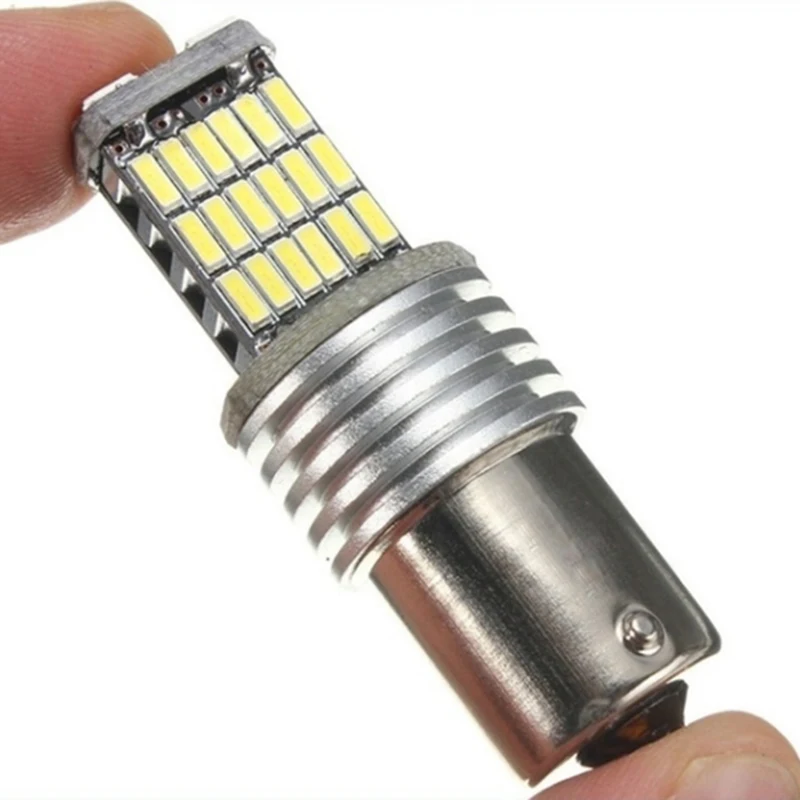 1 шт. сигнальная лампа Bay15d Led Canbus P21/5W 1157 45 led smd 4014 стоп сигнал задний фонарь