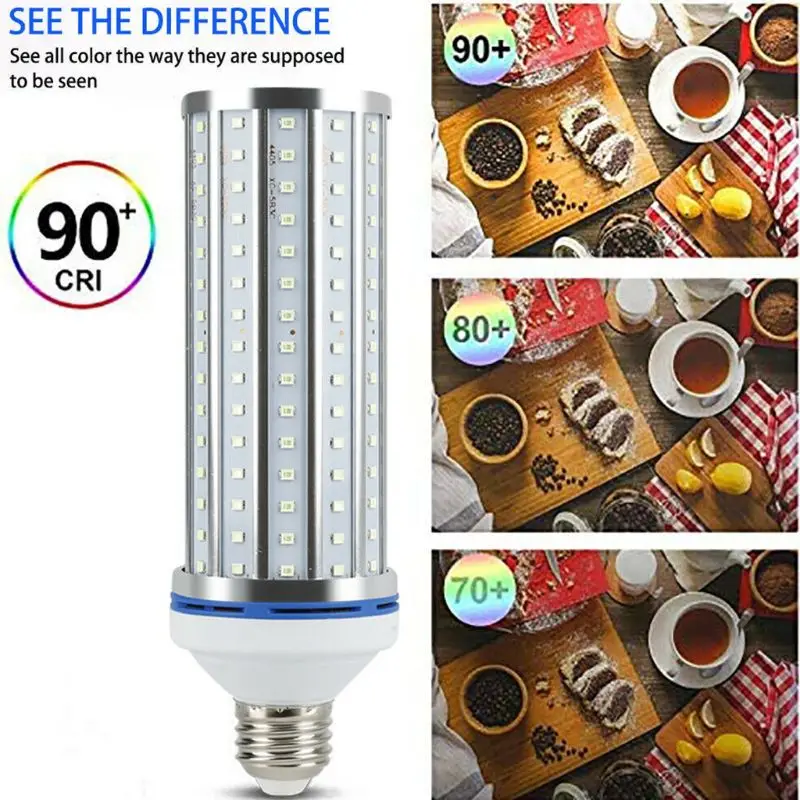 

60W UV Germicidal Lamp UVC Tube Disinfection Light with 110V/220V Remote Control Home Corn Bulb Clean Household