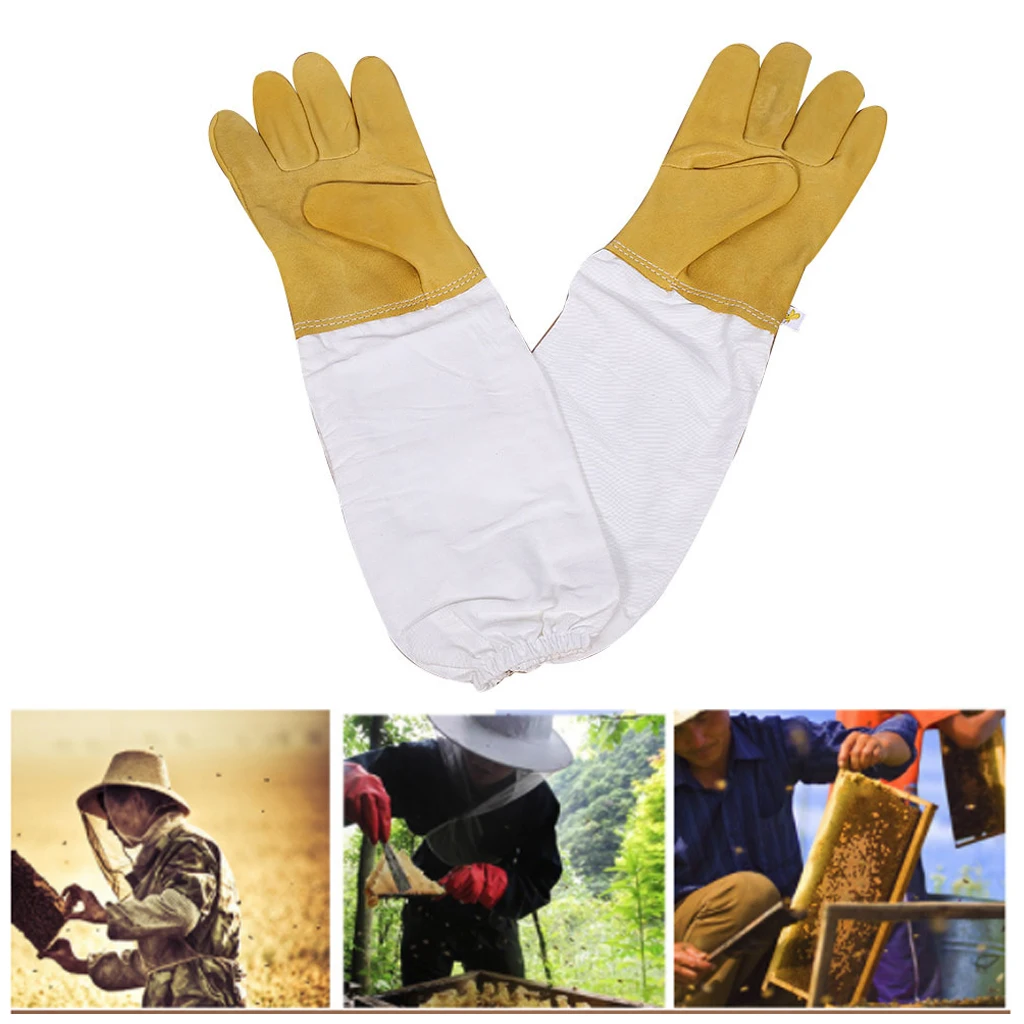 Профессиональные перчатки для пчеловодства g защитные с длинными рукавами