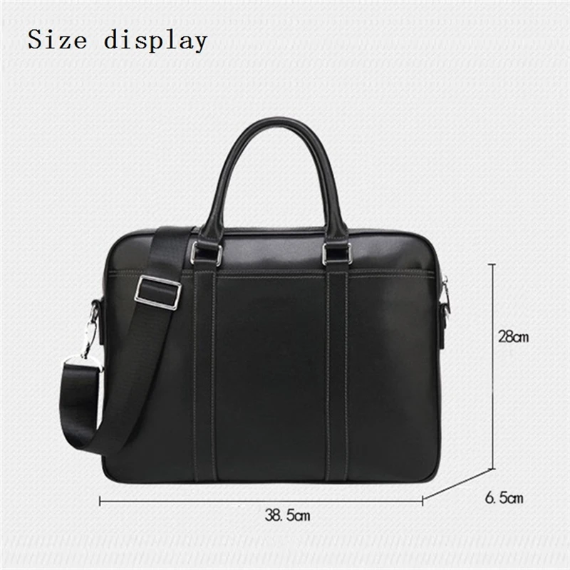 Luxury Brand Men's Briefcase Genuine Leather Male Handbag  Women's Shoulder Laptop Bag New Designer Business Messenger Bags