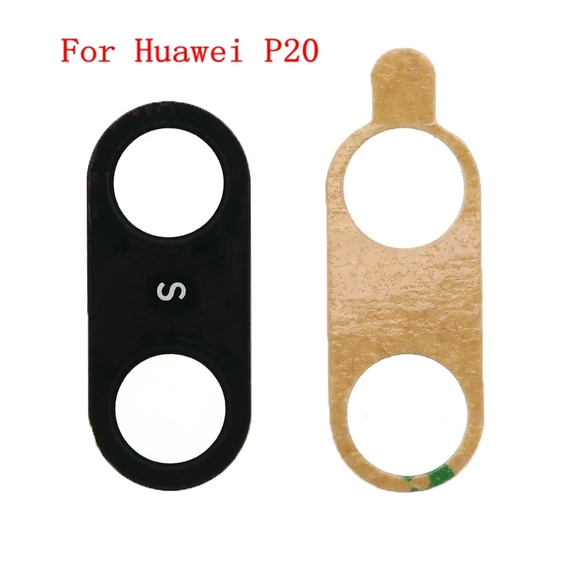 for Huawei P20 Задняя крышка для объектива камеры для huawei P20/P30/P20/30 lite/pro/G10/Nova 2i/Honor 9i/mate 10/20 lite с клейкой наклейкой - Цвет: for Huawei P20