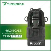 hot portable nylon radio pouch carry case handsfree holder for baofeng uv5r uv 82888s9r