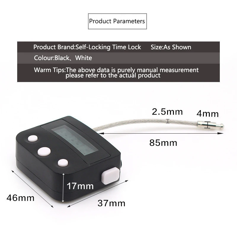 Цифровой таймер переключатель USB Перезаряжаемый времени замок для БДСМ бондаж