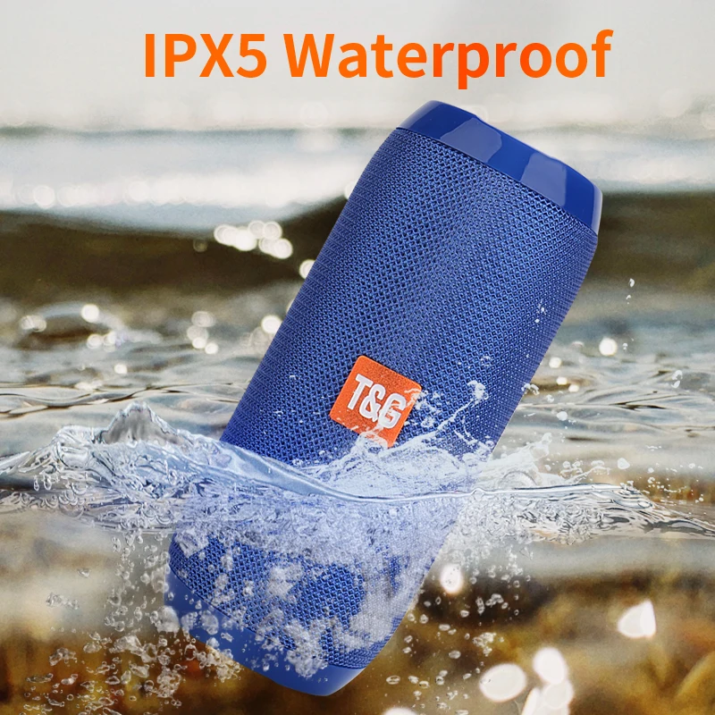 Portable Bluetooth-compatible Speakers Wireless Soundbar subwoofer Outdoor Sports IPX5 Waterproof Support TF Card FM Radio AUX |