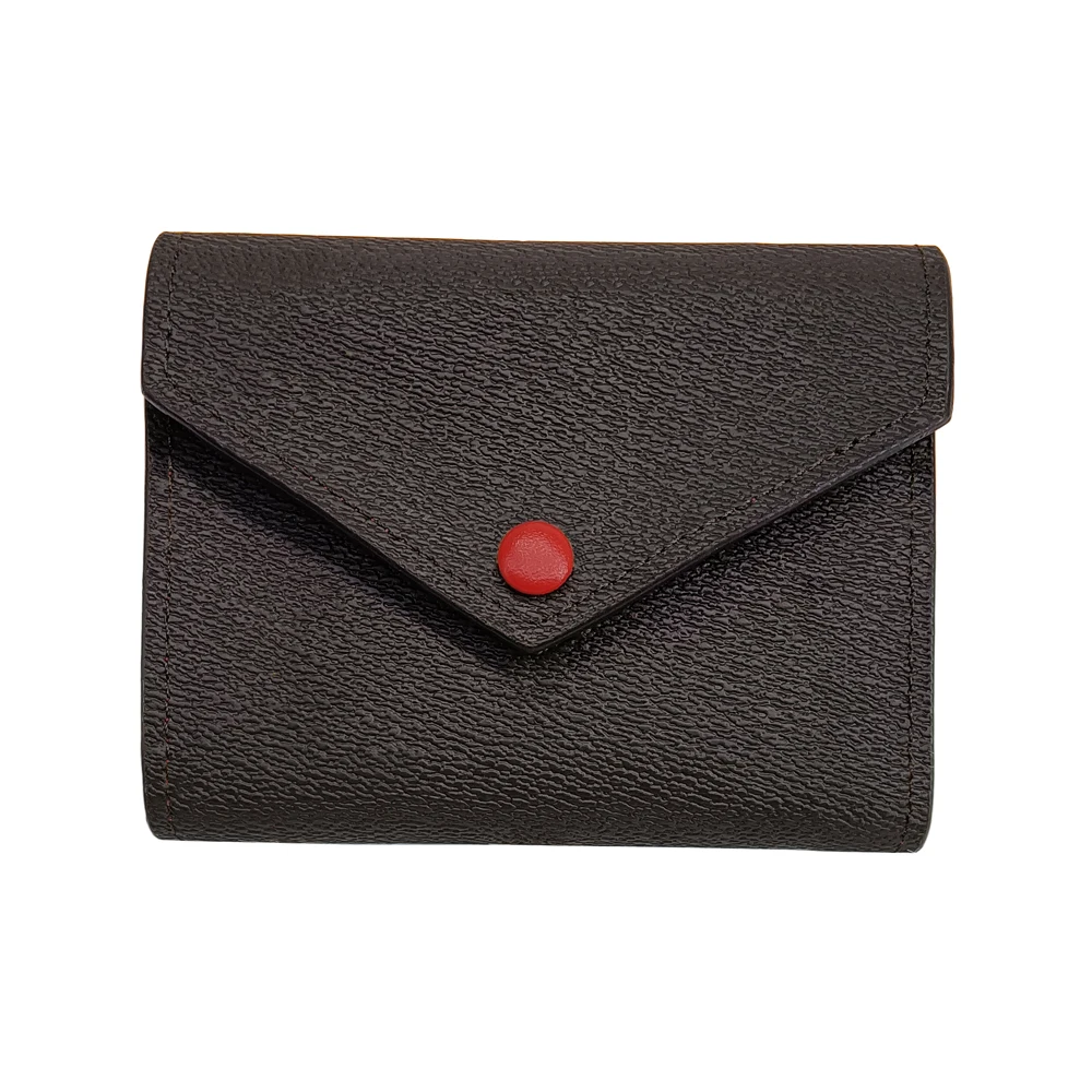 

Top Quality Luxury Designer Folding Wallet Brand Bags Flip Folding Card Women's Leather 100% Genuine Leather Free Shipping