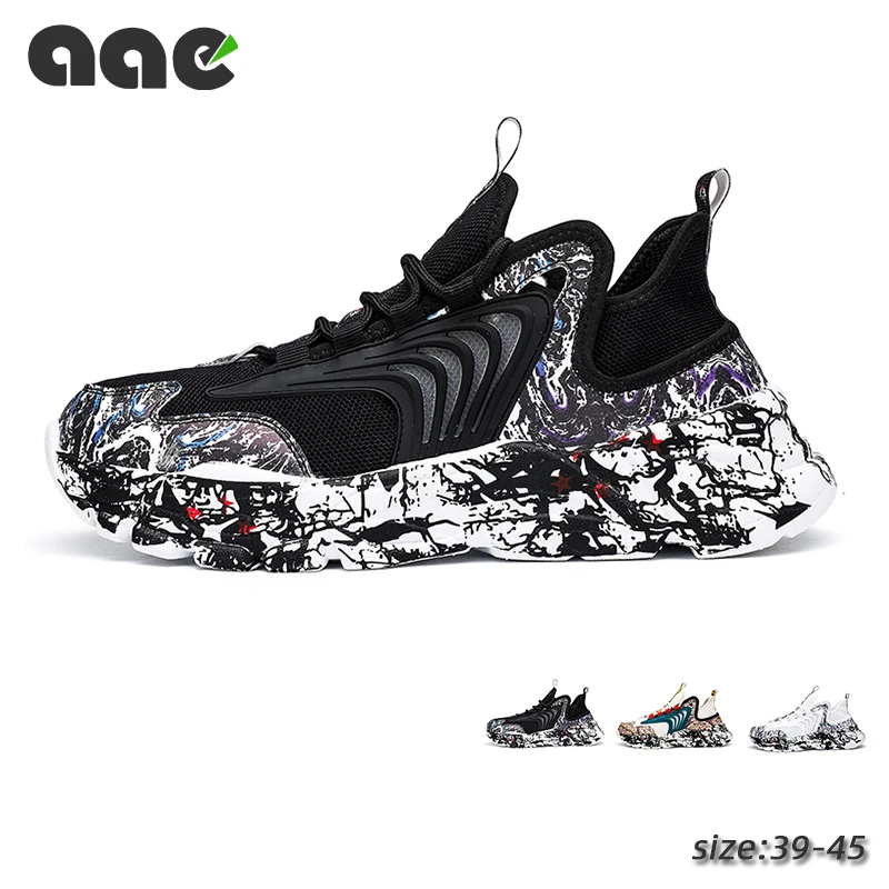 

Male Sneakers Light Running Shoes Outdoor Multi-color Trend Comfortable Breathable Wear-resistant Increased Daddy Shoes