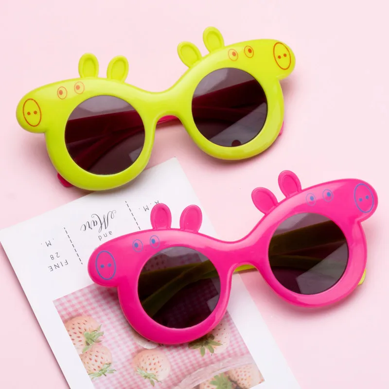 

Peppa Pig Children'S Sunglasses 6 Colors Cartoon Color Sunglasses Decoration Animation Summer Toy Gift Toys For Kids Party