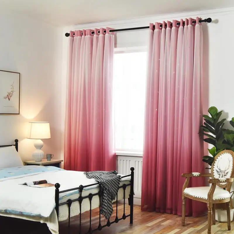 Кружевные перфорированные занавески для гостиной роскошные салона