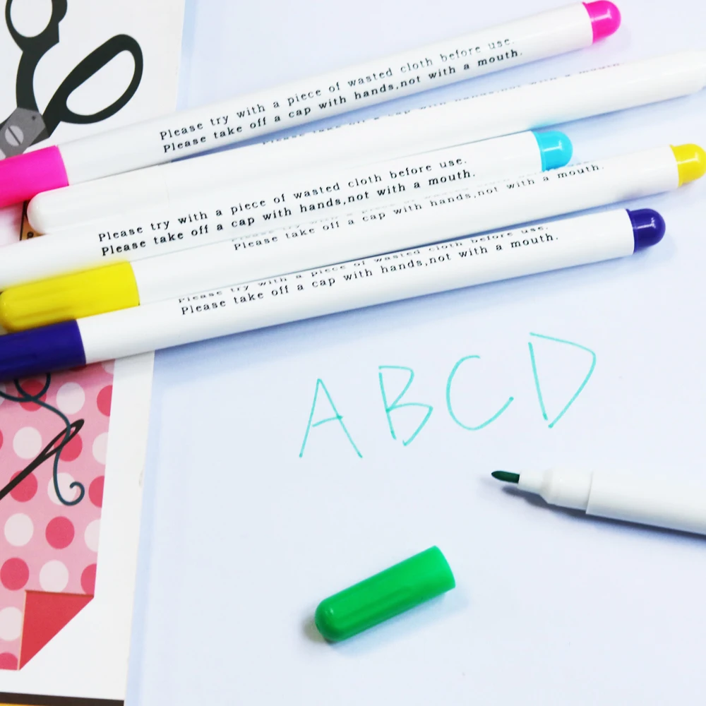 6 цветов исчезающая искусственная стираемая ручка мерный прибор для шитья | Дом и