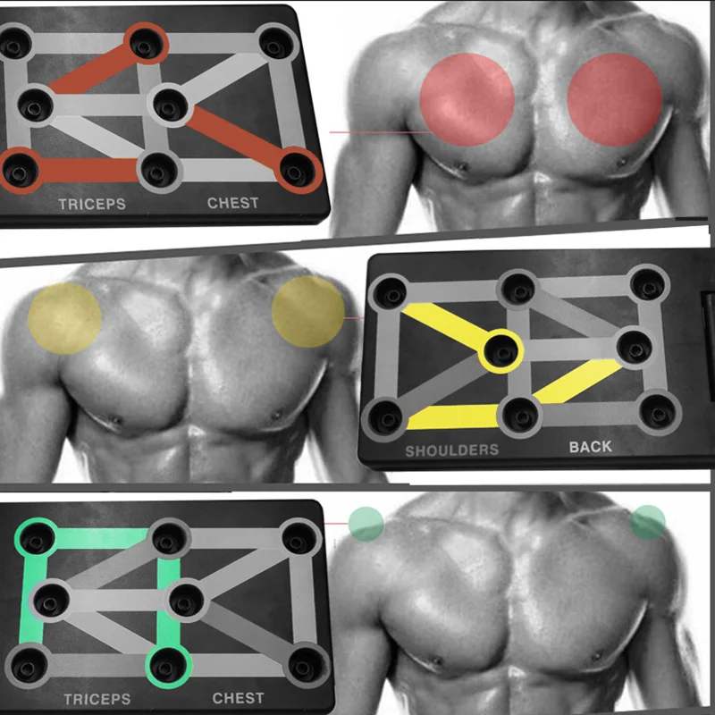 9в1 многофункциональная доска пуш-ап с инструкцией для бодибилдинга