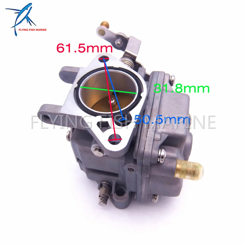 Карбюратор для лодочного двигателя в сборе 69P 14301 00 69S 61N Yahama 2 тактный E25B E30H 25B 30H|boat