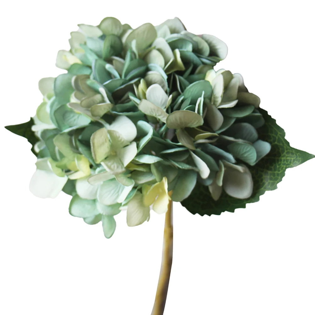 Искусственный цветок один ретро Гортензия diy аксессуары для волос повязка на