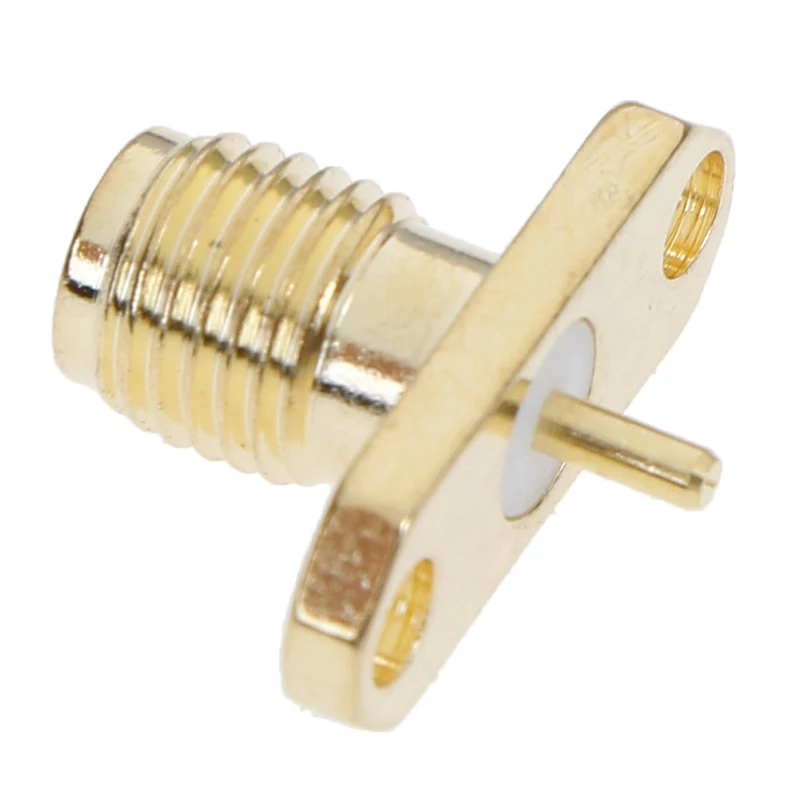 1 шт. SMA гнездо 2 отверстия панель фланец Джек с припоем клемма RF