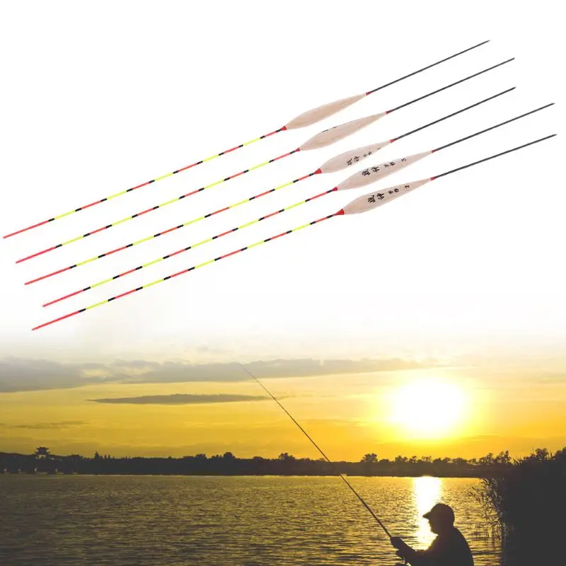 5 шт. Рыболовные Поплавки ночные люминесцентные снасти светящиеся палочки