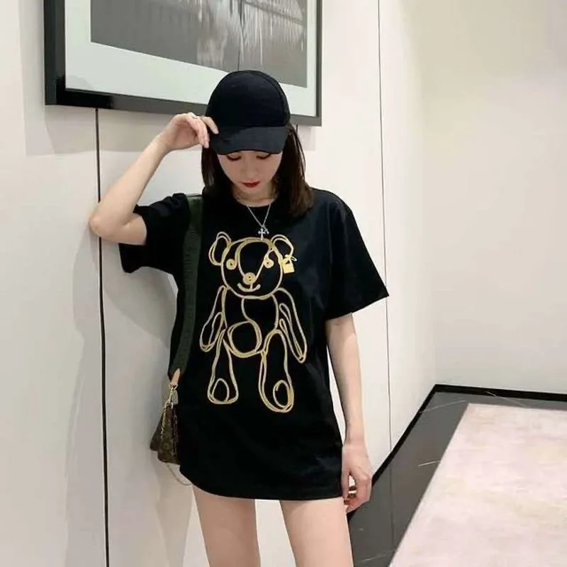 

Summer fashion brand new short sleeve cartoon T-shirt, children's T-shirt, parent-child T-shirt, matching family outfits