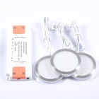 Умный приглушаемый тонкий светодиодный мини-светильник 3 Вт + Точечный светильник для поверхностного монтажа с дистанционным управлением 8 мм 280 лм