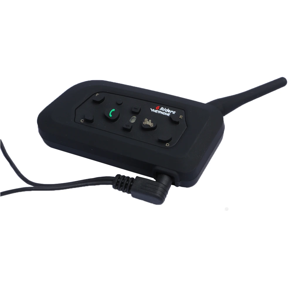 

VNETPHONE 1200M мотоциклетная V6 Bluetooth гарнитура Интерком полный дуплекс интерфон беспроводной интеркомуникадор мото Поддержка MP3