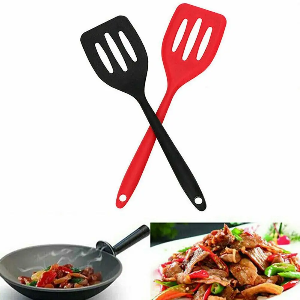 

Egg Fish Frying Pan Spatula Scoop Fried Shovel Silicone Cooking Kitchen Cooking Tools Turners Gadgets Utensils Accessories D0R6