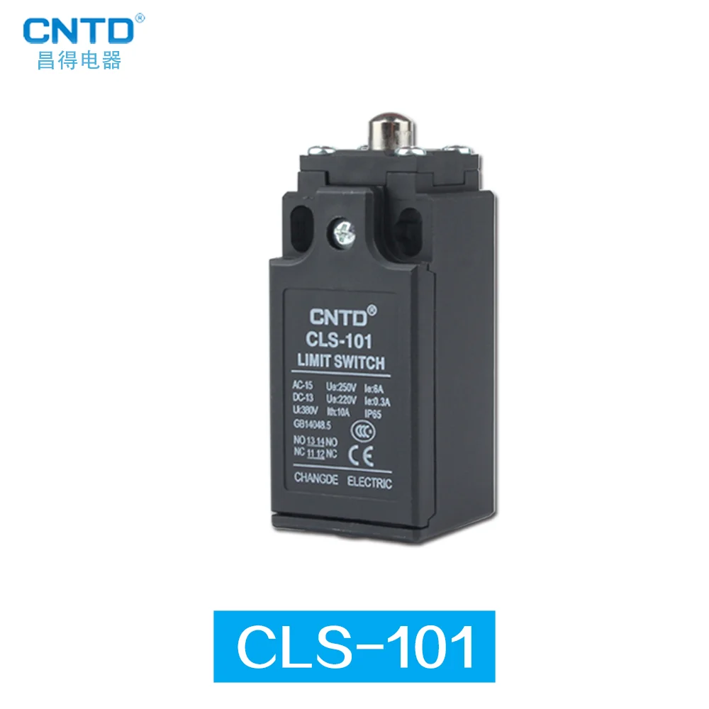 

Дорожный концевой выключатель CNTD серии CLS, водостойкая масляная стальная головка, Мгновенный 1NO1NC 10A 250V Ip65, стандартная деталь