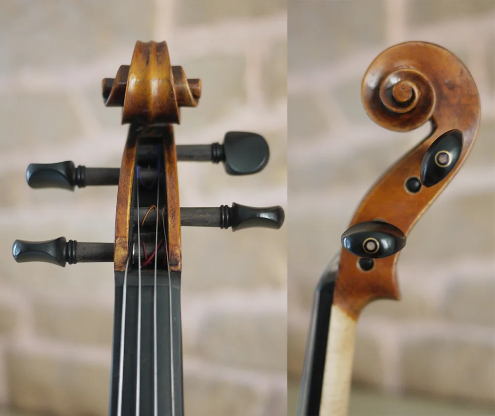 Модель скрипки 100% ручной работы Антонио Страдивариус античный лак чехол для лук