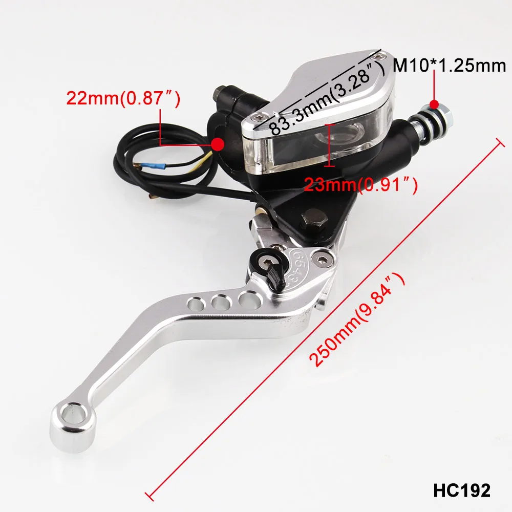 

Carbman Brake For Honda Yamaha Kawasaki Leaf-Shaped Hand Brake Brake Clutch Hydraulic Brake Upper Pump Brakes