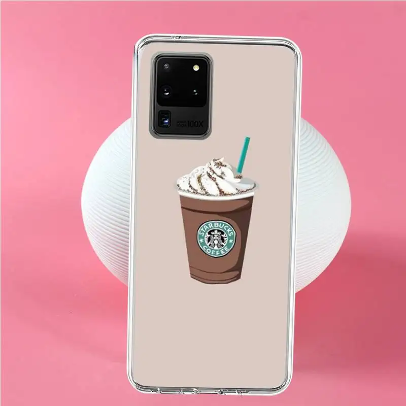 

USA Fashionable Coffee Drink Phone Case For Samsung S6 S7 S7 edge S8 S8 Plus S9 S9 Plus S10 S10 plus S10 E(lite)