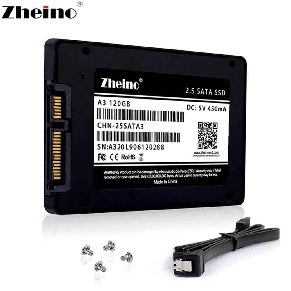 Zheino SATA3 внешний жесткий диск SSD с 9,5 мм Caddy 60 ГБ 120 ГБ 240 ГБ 360 ГБ 480 ГБ 960 ГБ 128 ГБ 256 512 1 ТБ 2nd рама адаптер компакт-дисков/DVD-ROM оптического волокна