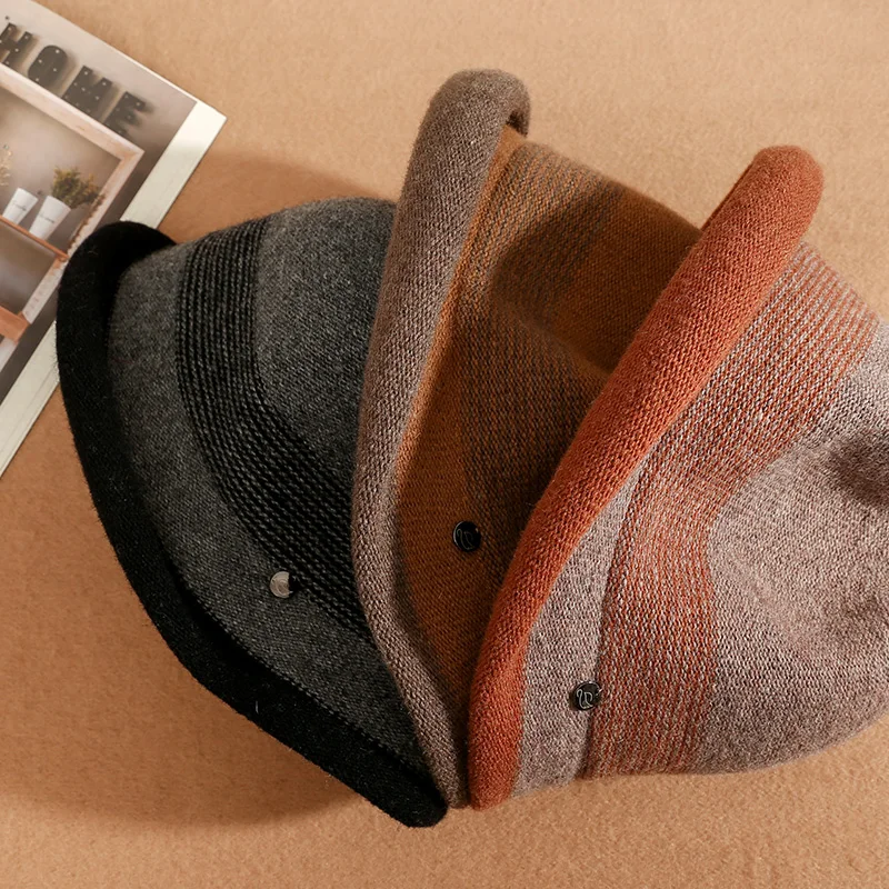 Женские шерстяные шляпы [PTAH] винтажные в британском стиле для церкви элегантные