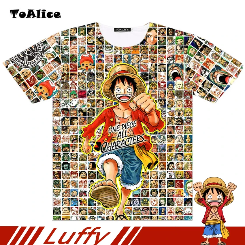 Цельная футболка 2018 модная одежда из японского аниме полностью графическая