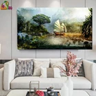 Деревенский природный пейзаж 5D Сделай Сам полноразмерная алмазная живопись парусник Алмазная вышивка Стразы Вышивка крестиком Мозаика настенное искусство,