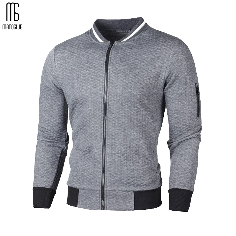 Manoswe мужская куртка со стоячим воротником повседневная спортивная одежда