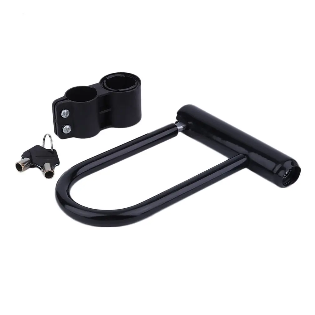 

Universal Bike Bicycle Steel Anti Theft Bicycle Perfect Security U Lock Cycling Safety Accessories With Mounting Bracket Keys