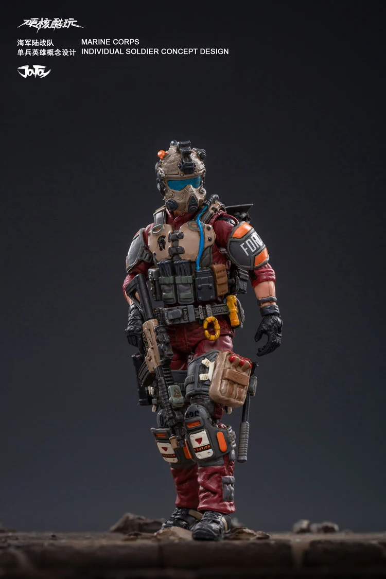 JOYTOY 1/18 фигурки 3 шт Морской корпус военный солдат фигурка модель игрушки коллекция игрушек