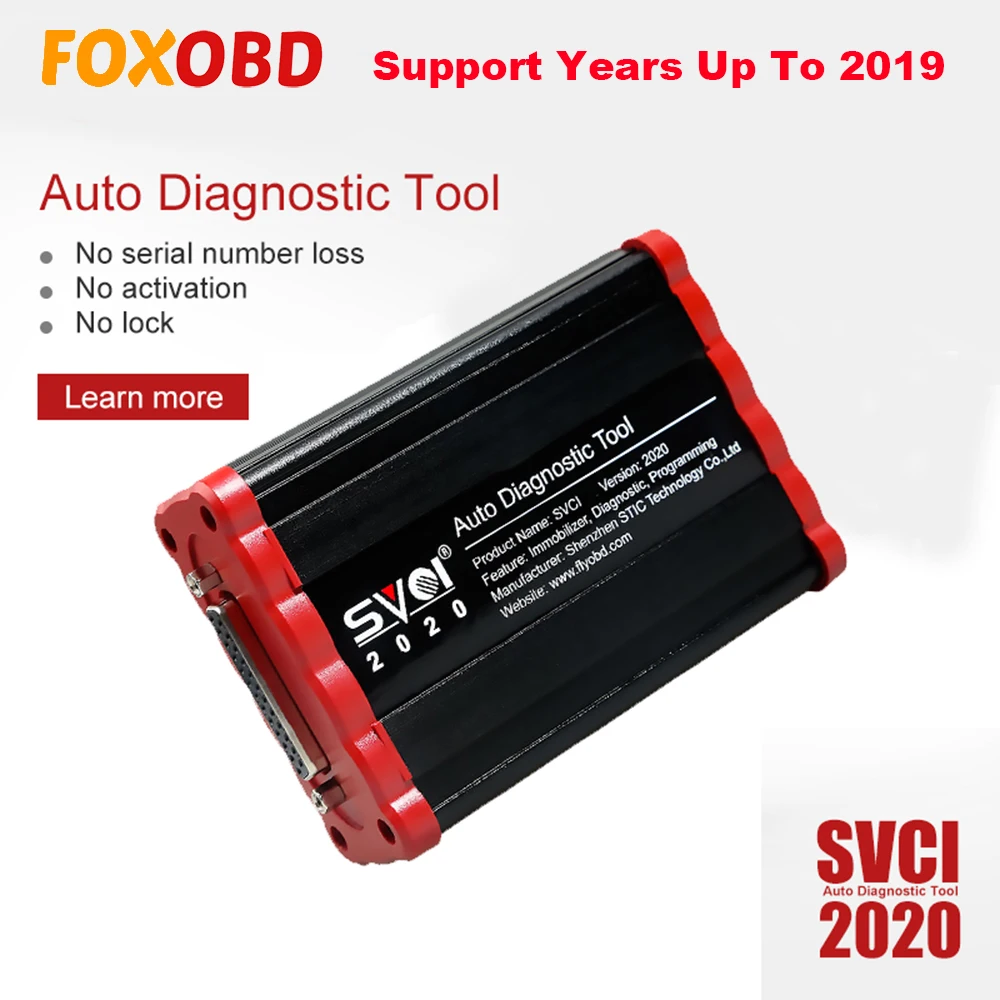 OBD2 автомобильный диагностический SVCI FVDI 2020 ABRITES сканер охватывает все функции 2014
