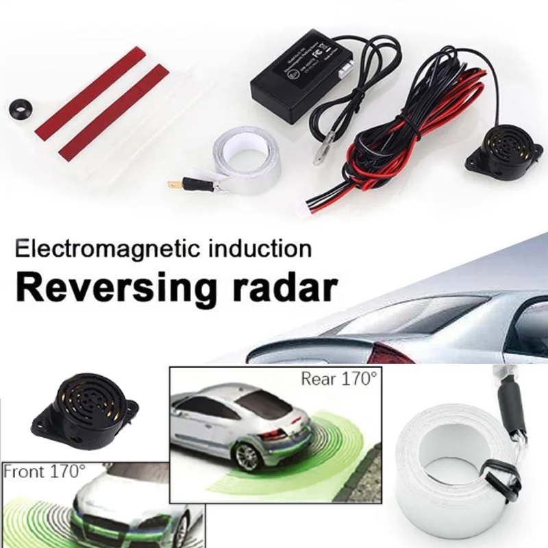 12 В безопасный резервный радар без сверления Автомобильный датчик парковки