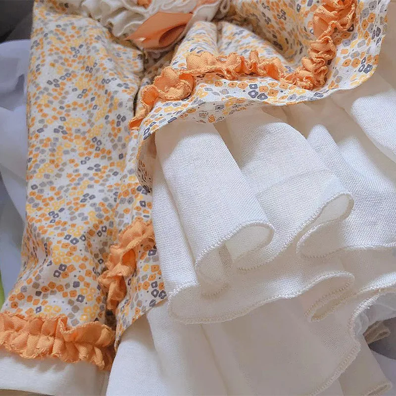 Autumn Spanish Children's Dress Pompong Princess Baby Girls Birthday Wedding Christmas Thanksgiving | Детская одежда и обувь