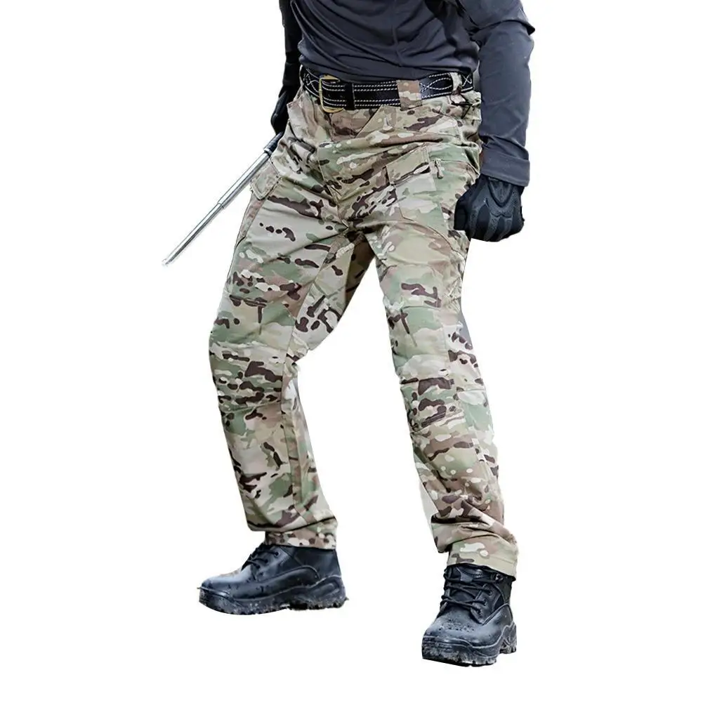 

Men Cargo Pants Camo Multi-Pockets Quick Dry Outdoors Sports Tactical Trousers Cargo Pants Casual Classic Outdoor Hiking Trouser