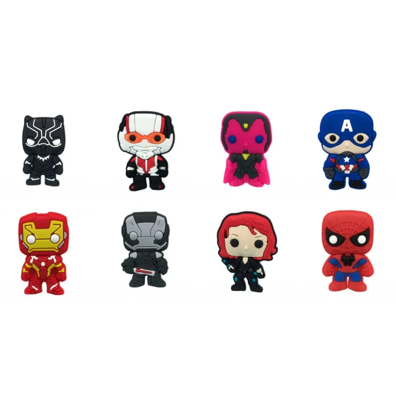 5036-345678 11 12 8 шт. Marvel Мститель пвх магниты на холодильник экшн-фигурка магнитная наклейка домашний декор магнит на холодильник детские игрушки вечерние подарки - Цвет: 5036-345678 11 12