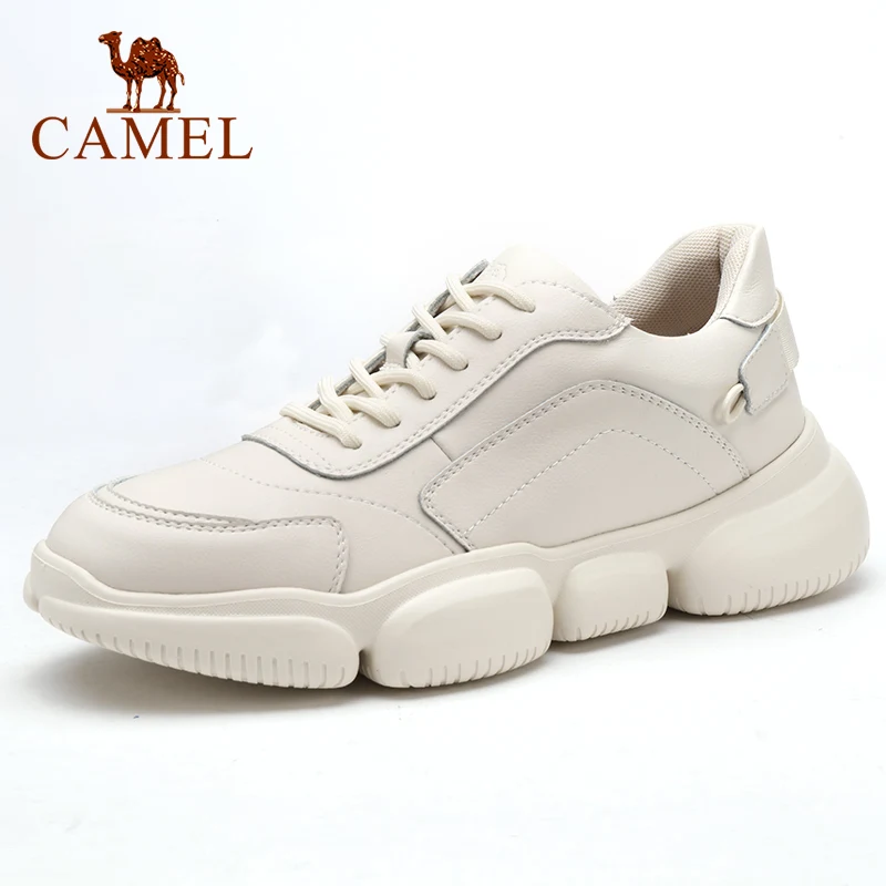 

CAMEL Official Original Men's Shoes Sports Running Shoes Men Breathable Lighweight Leather Sportwear Male Fashion Leisure Shoes