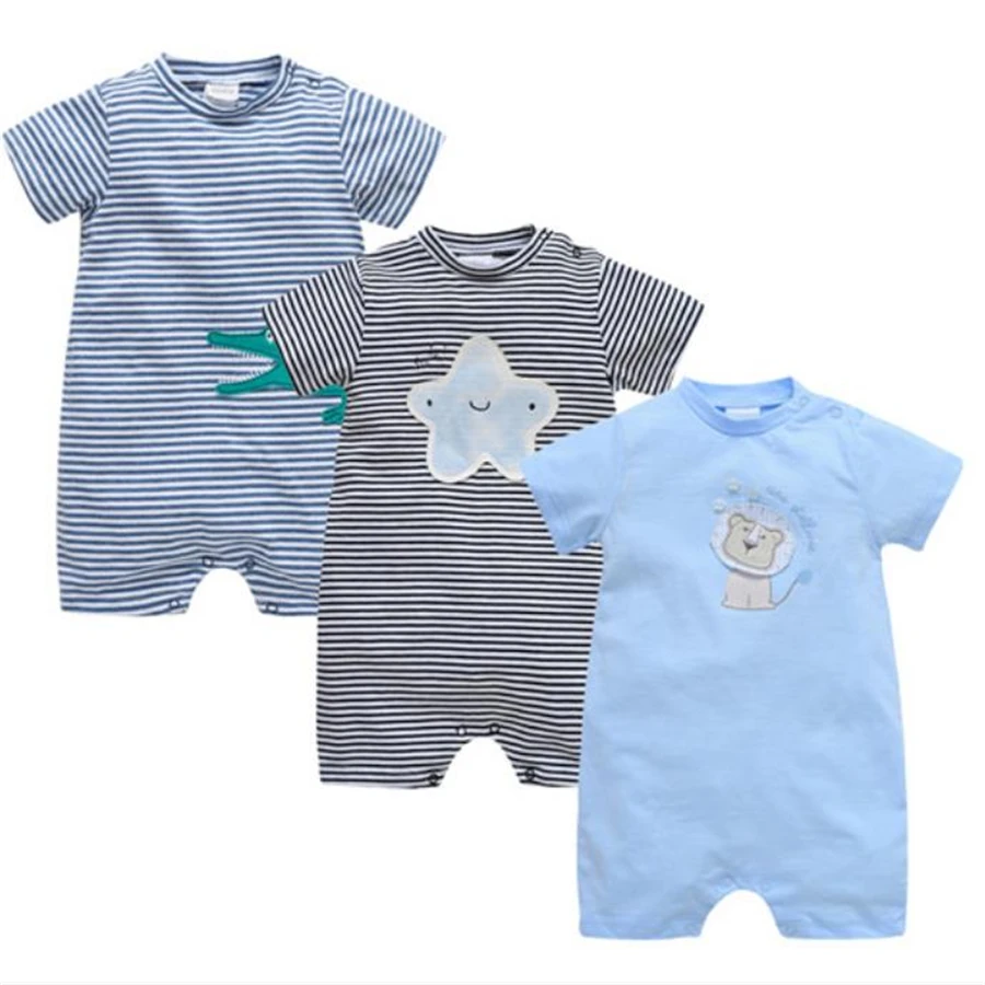 Baby Kids Boys Rompers Cartoon Striped Infant Jumpsuit Ropa Bebe De Bubble Tutu Dress Outfit Newborn Clothes Lovely |