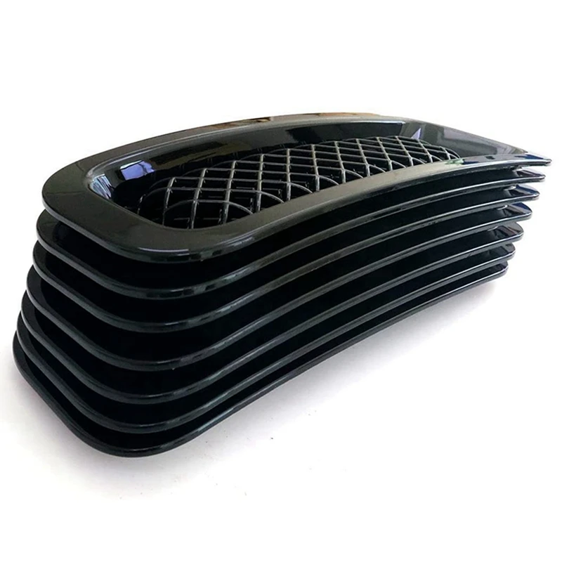 

9Pcs Front Grille Grill Mesh Grille Insert Kit + Style Headlight Lamp Cover Trim & 8 Pcs Chrome Door Handle Cover Sets